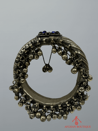 Wide cuff Afghani bangles bottom view